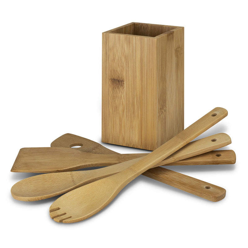 Trends 121522 Bamboo Kitchen Utensils – Set
