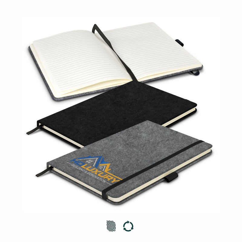 Trends 121842 RPET Felt Hard Cover Notebook – Impact Aware