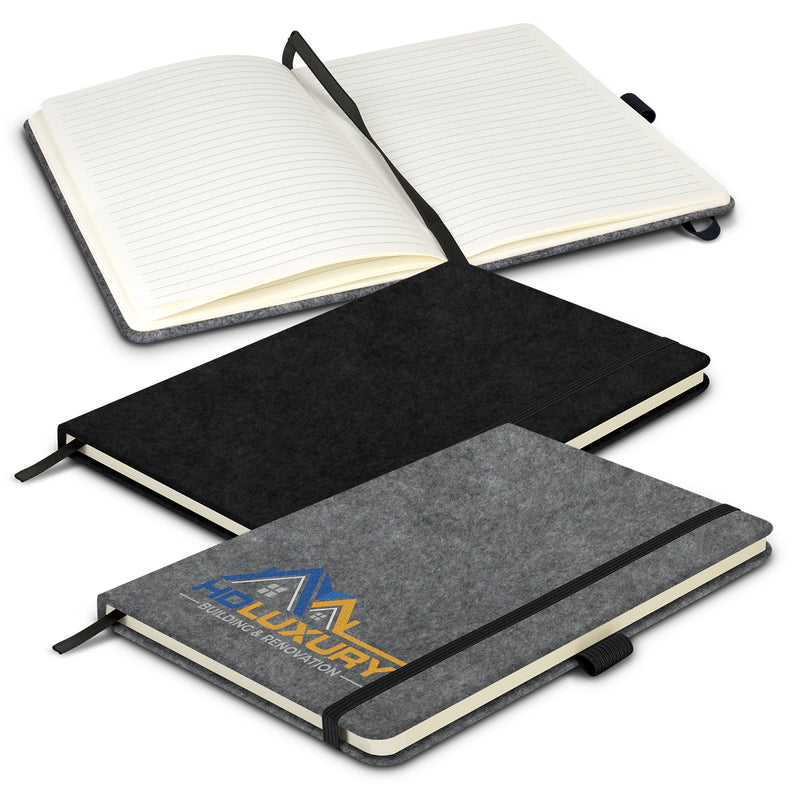Trends 121842 RPET Felt Hard Cover Notebook