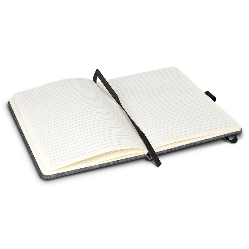 Trends 121842 RPET Felt Hard Cover Notebook – Open