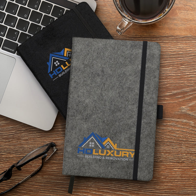 Trends 121842 RPET Felt Hard Cover Notebook – Feature