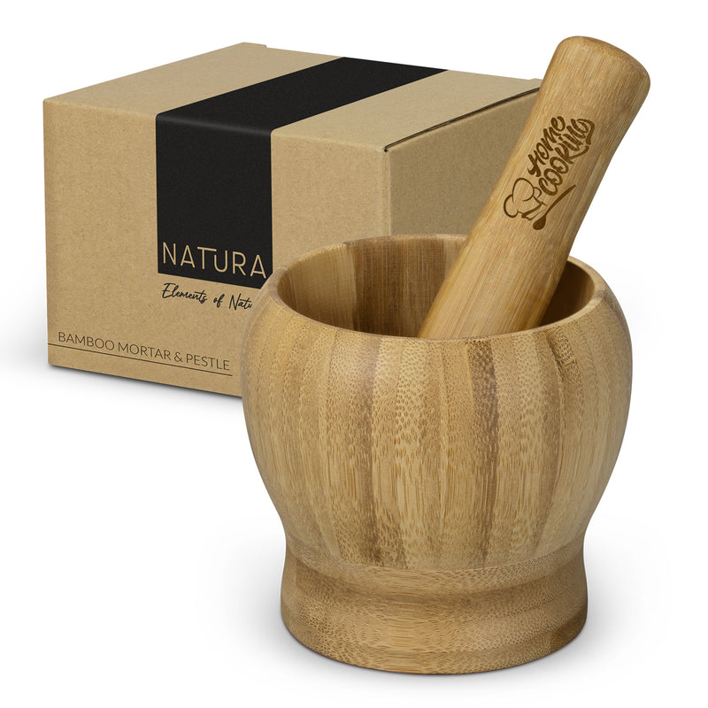 Trends 122271 NATURA Bamboo Mortar and Pestle