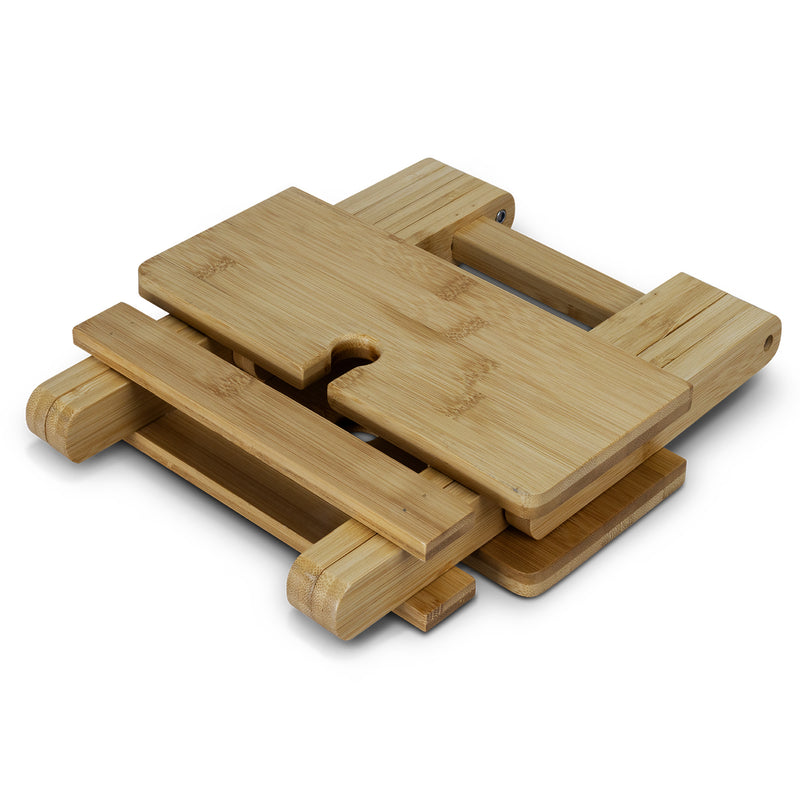 Trends 122273 NATURA Bamboo Folding Wine Table – Compact