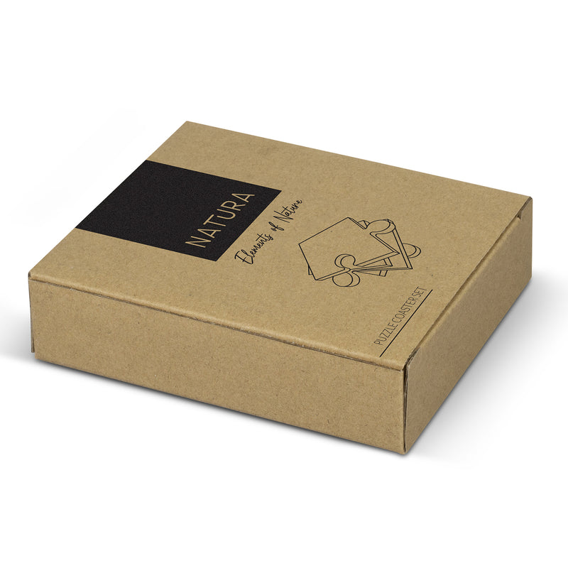 Trends 122276 NATURA Puzzle Coaster - Set of 4 – Gift Box