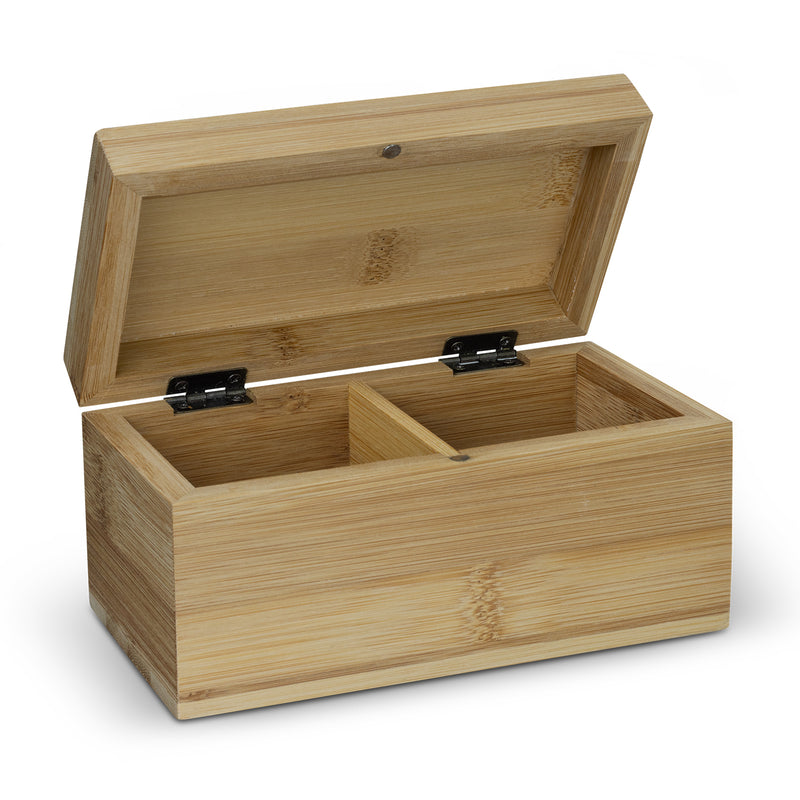 Trends 122277 NATURA Bamboo Tea Box – Open