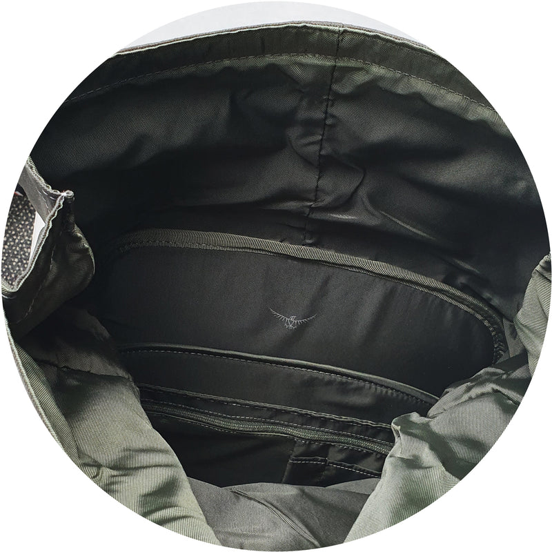 Trends 122430 Osprey Arcane Roll Top Backpack – Inside Detail