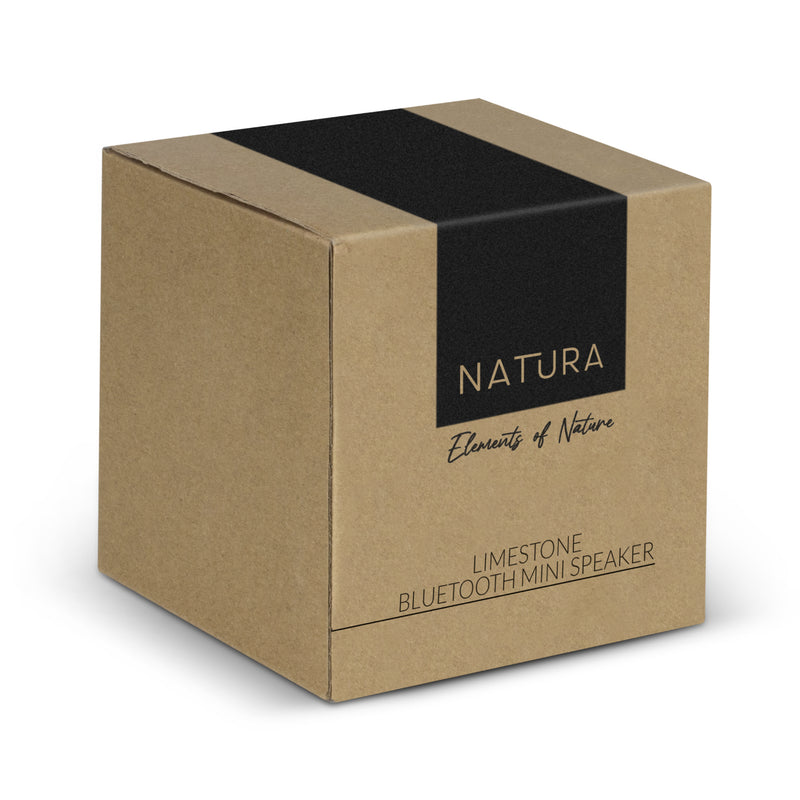 Trends 122467 NATURA Limestone Bluetooth Mini Speaker – Gift Box