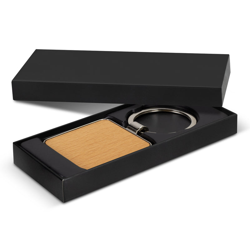 Trends 123014 Santo Key Ring - Square – Silver - Gift Box