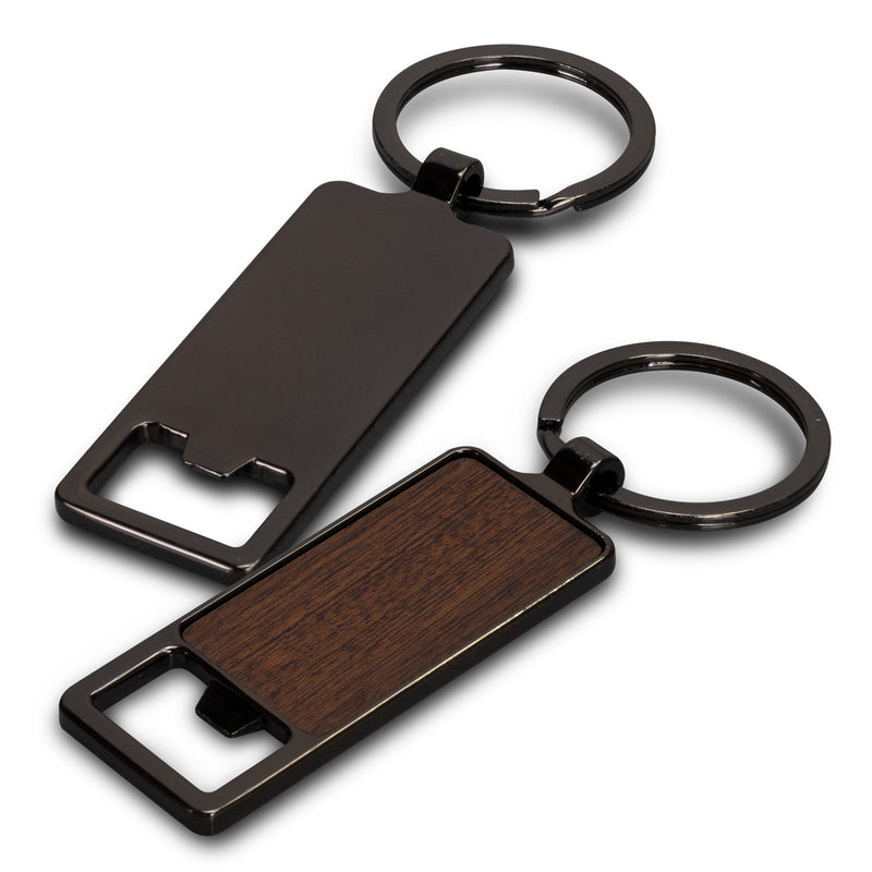 Trends 123017 Santo Bottle Opener Key Ring – Gunmetal - Back