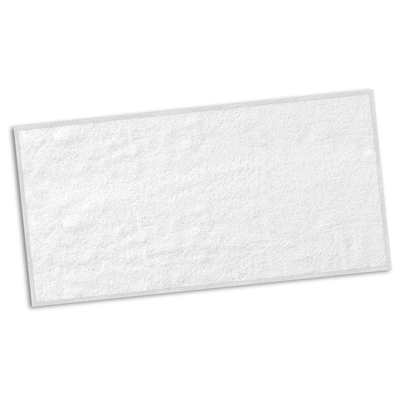 Trends 123078 Sports Fit Towel - Full Colour – White - Back