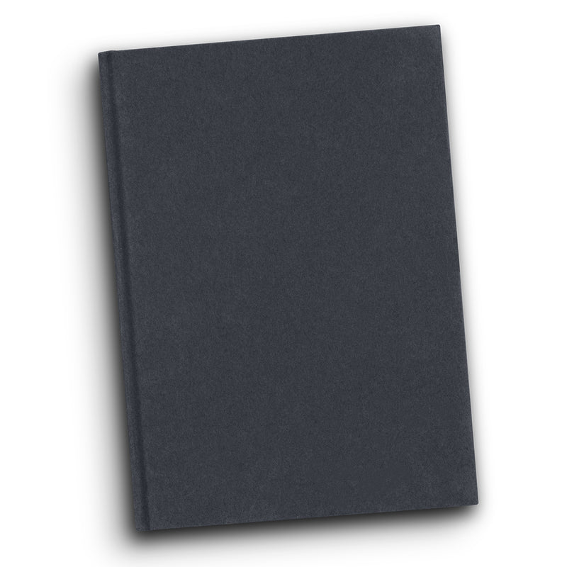 Trends 123146 Recycled Cotton Hard Cover Notebook – Navy - Closed