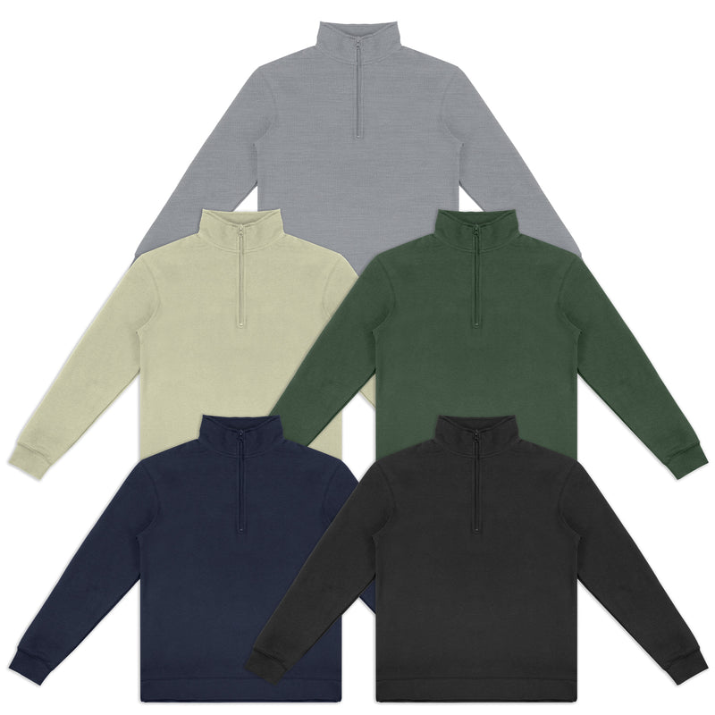 Trends 123156 TRENDSWEAR Camden Unisex Quarter Zip – Colour Range