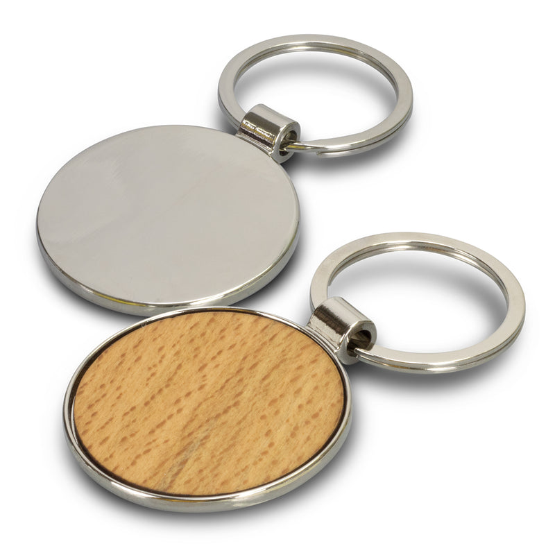 Trends 123549 Santo Key Ring - Round – Silver - Back