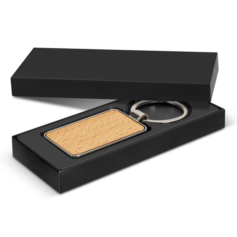 Trends 123550 Santo Key Ring - Rectangle – Silver - Gift Box