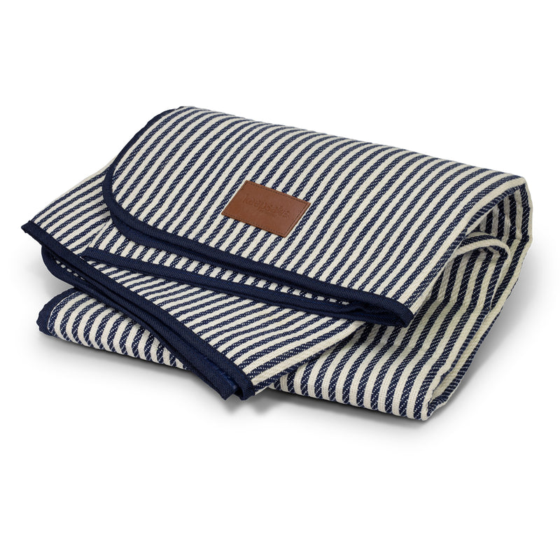 Trends 123606 Keepsake Picnic Blanket – Natural/Navy