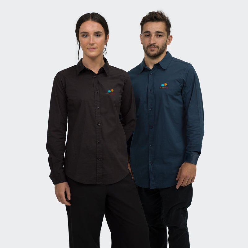 Trends 123607 TRENDSWEAR Parker Men's Poplin Shirt – Branding
