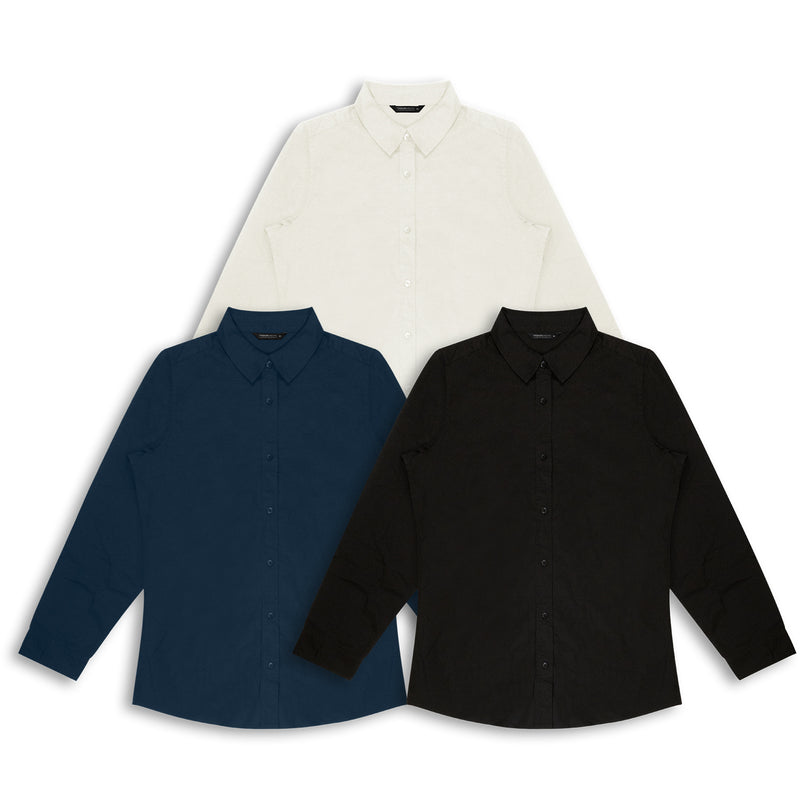 Trends 123608 TRENDSWEAR Parker Women's Poplin Shirt – Colour Range