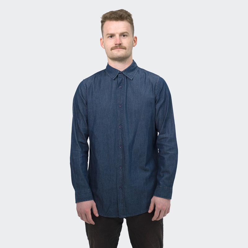 Trends 123609 TRENDSWEAR Chester Men's Denim Shirt – Front
