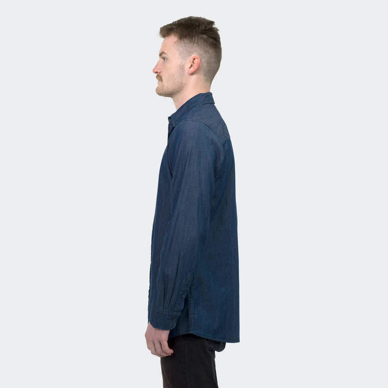 Trends 123609 TRENDSWEAR Chester Men's Denim Shirt – Side