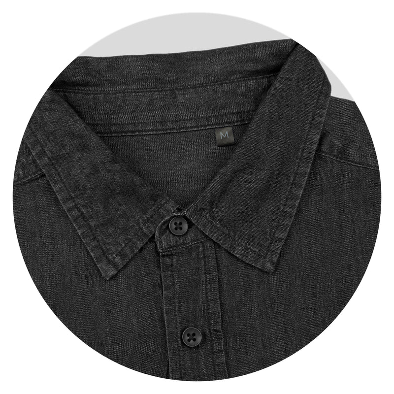 Trends 123609 TRENDSWEAR Chester Men's Denim Shirt – Detail