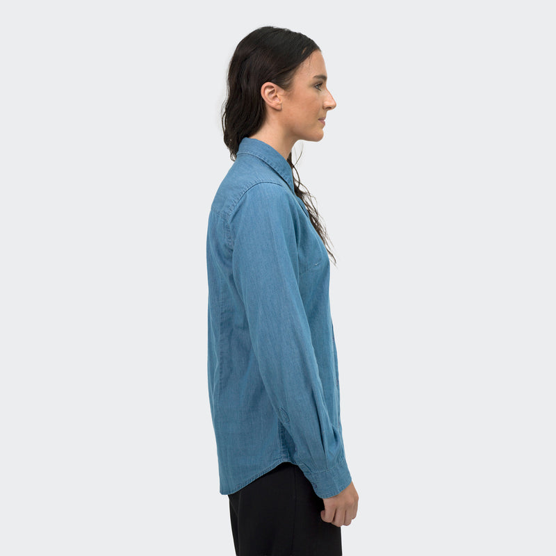 Trends 123610 TRENDSWEAR Chester Women's Denim Shirt – Side