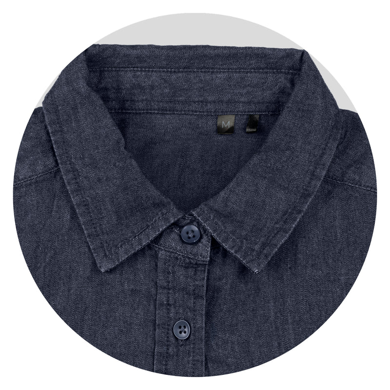 Trends 123610 TRENDSWEAR Chester Women's Denim Shirt – Detail
