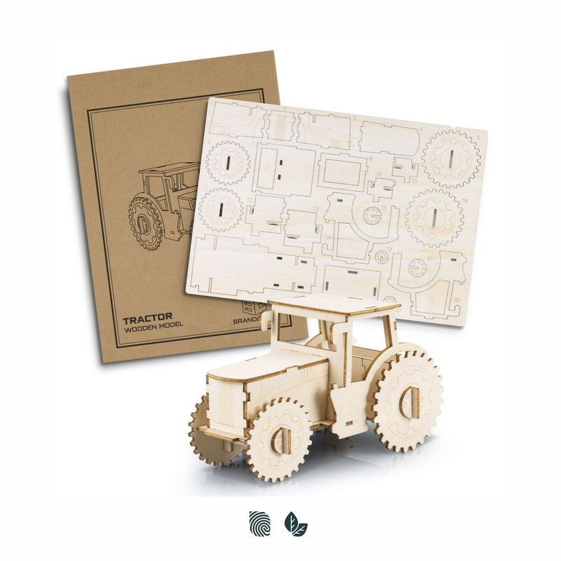 Trends 124026 BRANDCRAFT Tractor Wooden Model – Impact Aware