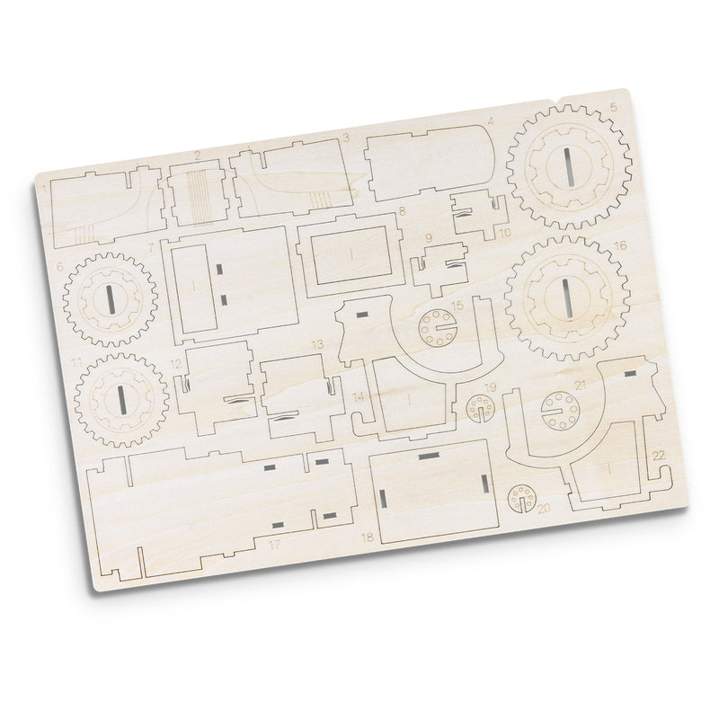 Trends 124026 BRANDCRAFT Tractor Wooden Model – Flat Sheet