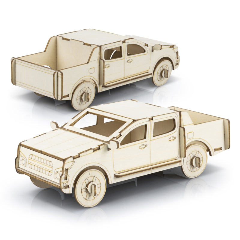 Trends 124027 BRANDCRAFT UTE Wooden Model – Assembled Unbranded