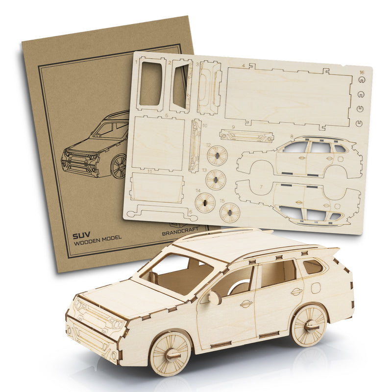Trends 124029 BRANDCRAFT SUV Wooden Model