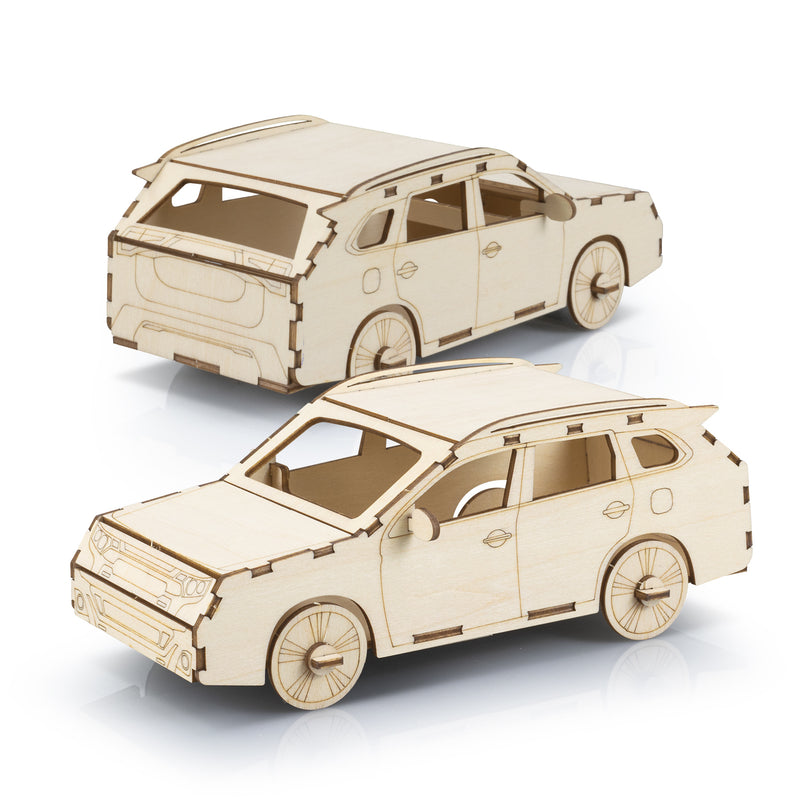 Trends 124029 BRANDCRAFT SUV Wooden Model – Assembled