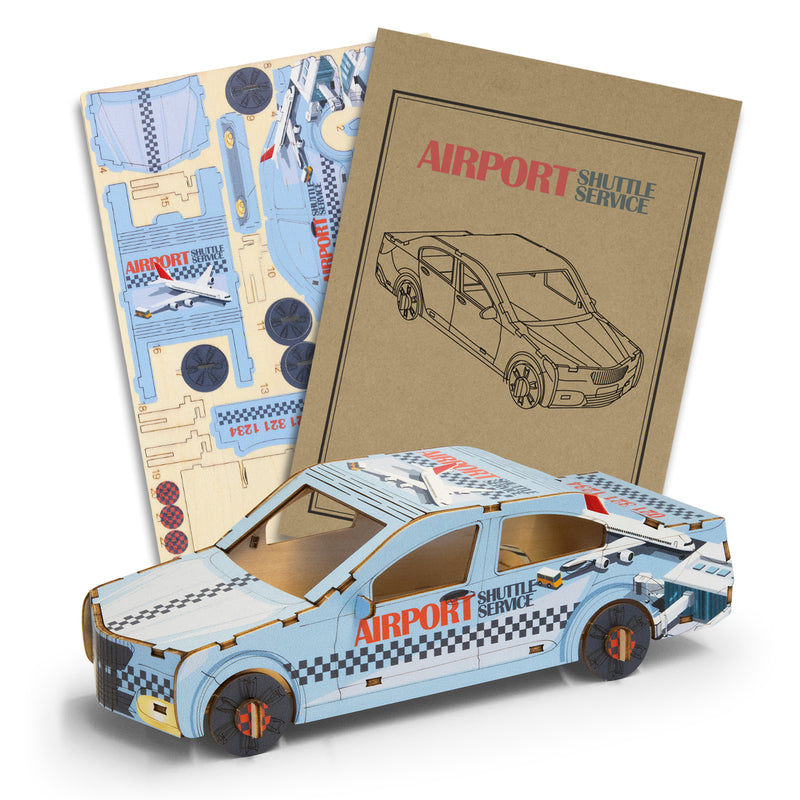 Trends 124030 BRANDCRAFT Sedan Car Wooden Model