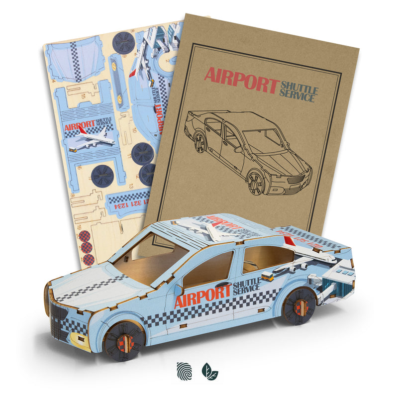 Trends 124030 BRANDCRAFT Sedan Car Wooden Model – Impact Aware