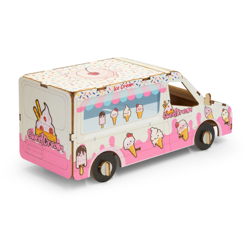 Trends 124031 BRANDCRAFT Van Wooden Model – Right Side