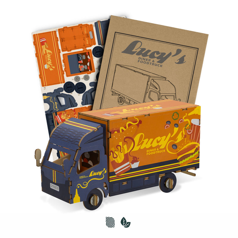 Trends 124032 BRANDCRAFT Small Truck Wooden Model – Impact Aware