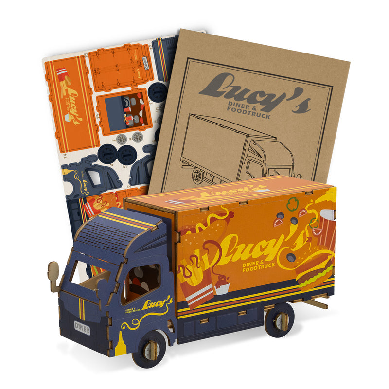 Trends 124032 BRANDCRAFT Small Truck Wooden Model