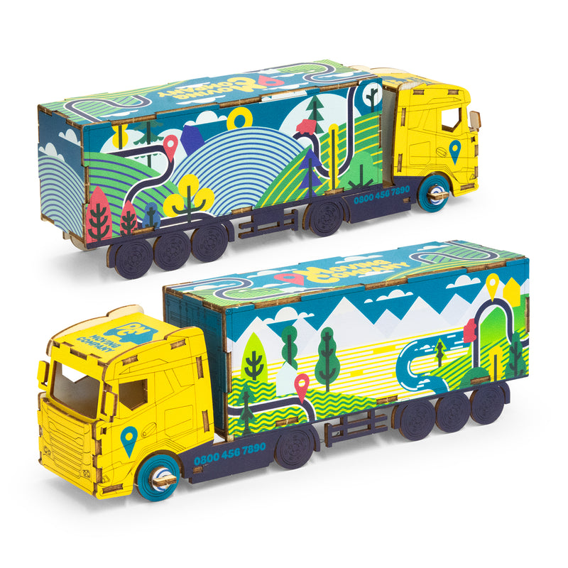 Trends 124033 BRANDCRAFT Large Truck Wooden Model – Assembled