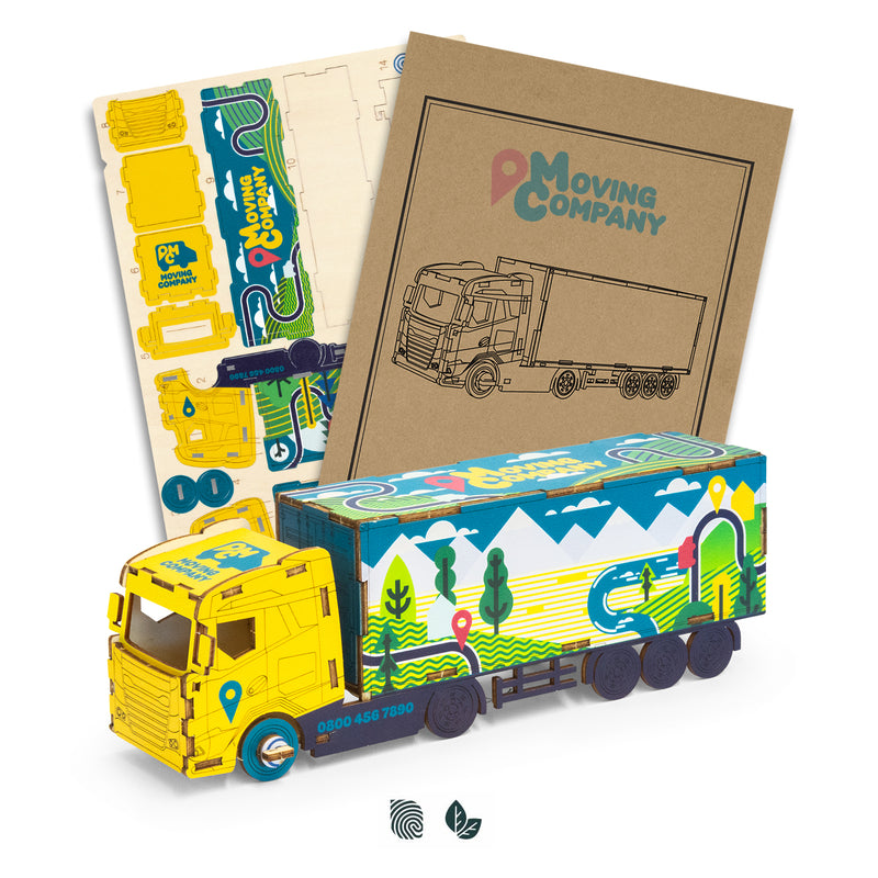 Trends 124033 BRANDCRAFT Large Truck Wooden Model – Impact Aware