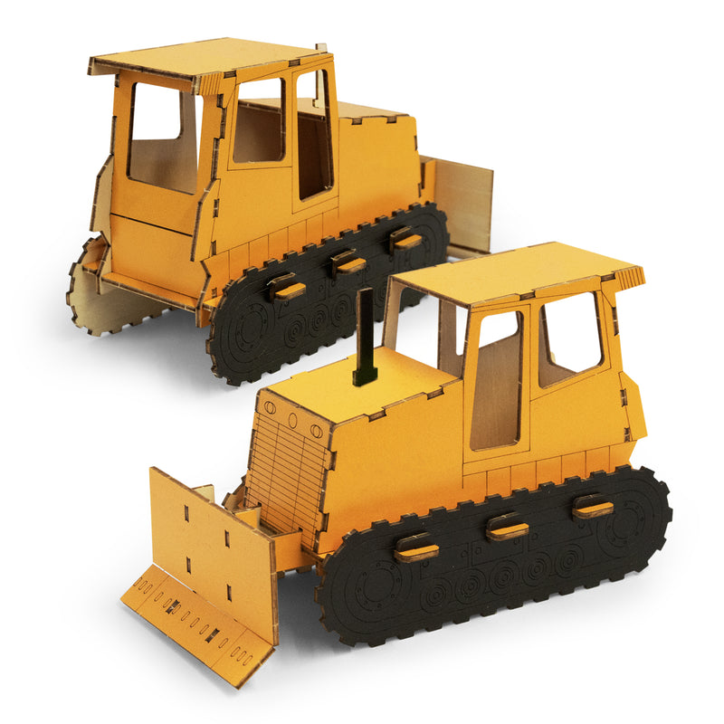 Trends 124036 BRANDCRAFT Bulldozer Wooden Model – Default Digital Template