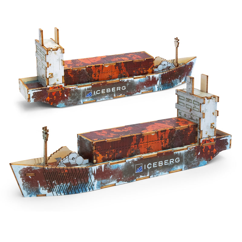 Trends 124038 BRANDCRAFT Cargo Ship Wooden Model – Assembled