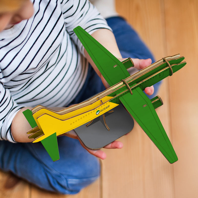 Trends 124039 BRANDCRAFT Jet Plane Wooden Model – Feature