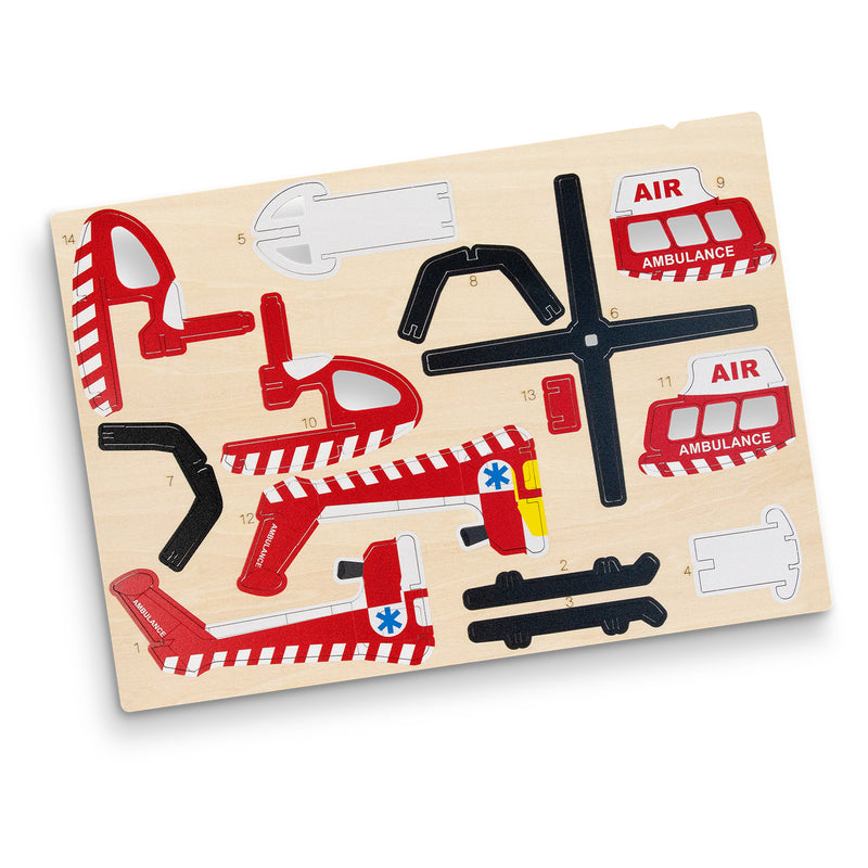 Trends 124040 BRANDCRAFT Helicopter Wooden Model – Direct Digital