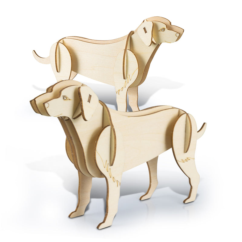 Trends 124042 BRANDCRAFT Dog Wooden Model – Assembled
