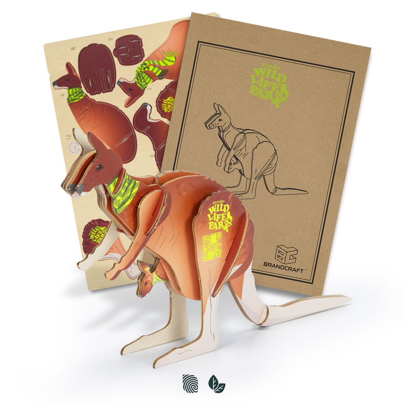Trends 124044 BRANDCRAFT Kangaroo Wooden Model – Impact Aware