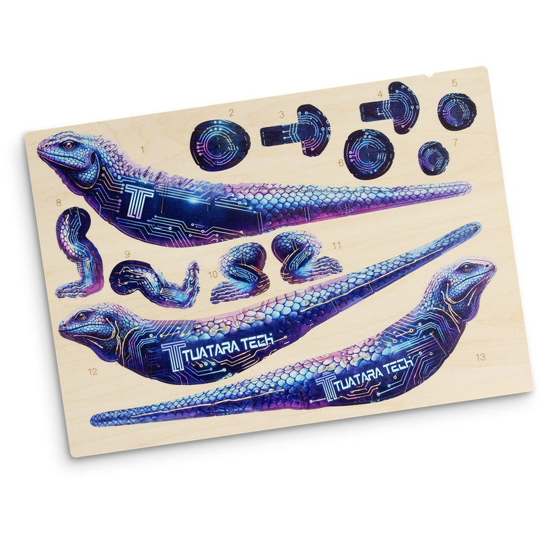 Trends 124046 BRANDCRAFT Tuatara Wooden Model – Direct Digital