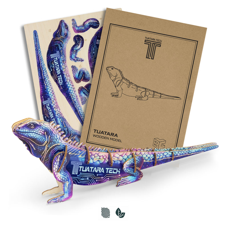 Trends 124046 BRANDCRAFT Tuatara Wooden Model – Impact Aware