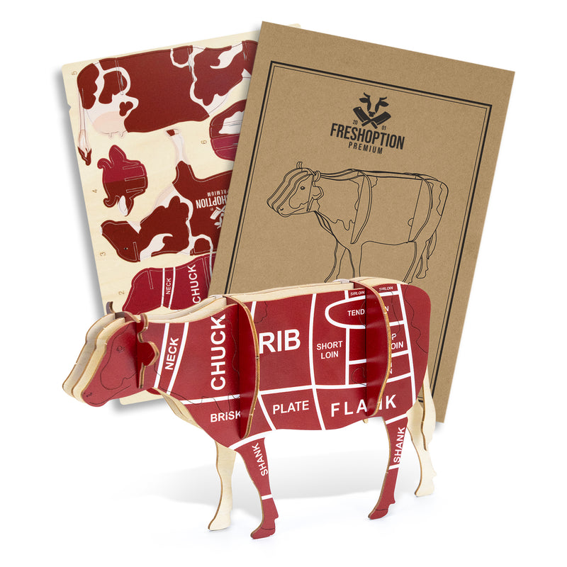 Trends 124047 BRANDCRAFT Cow Wooden Model
