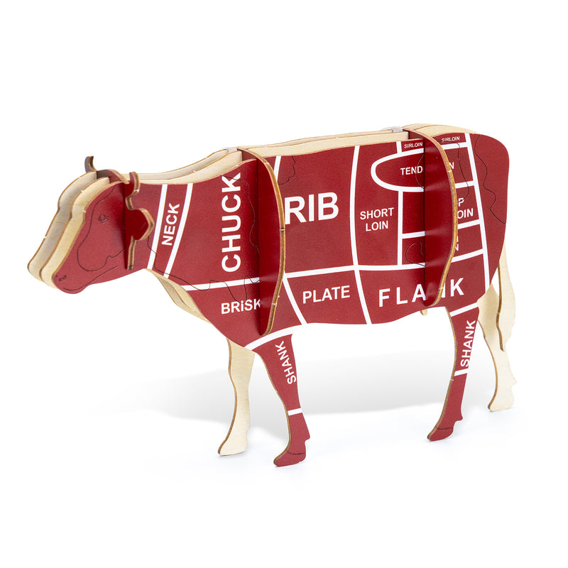 Trends 124047 BRANDCRAFT Cow Wooden Model – Left Side