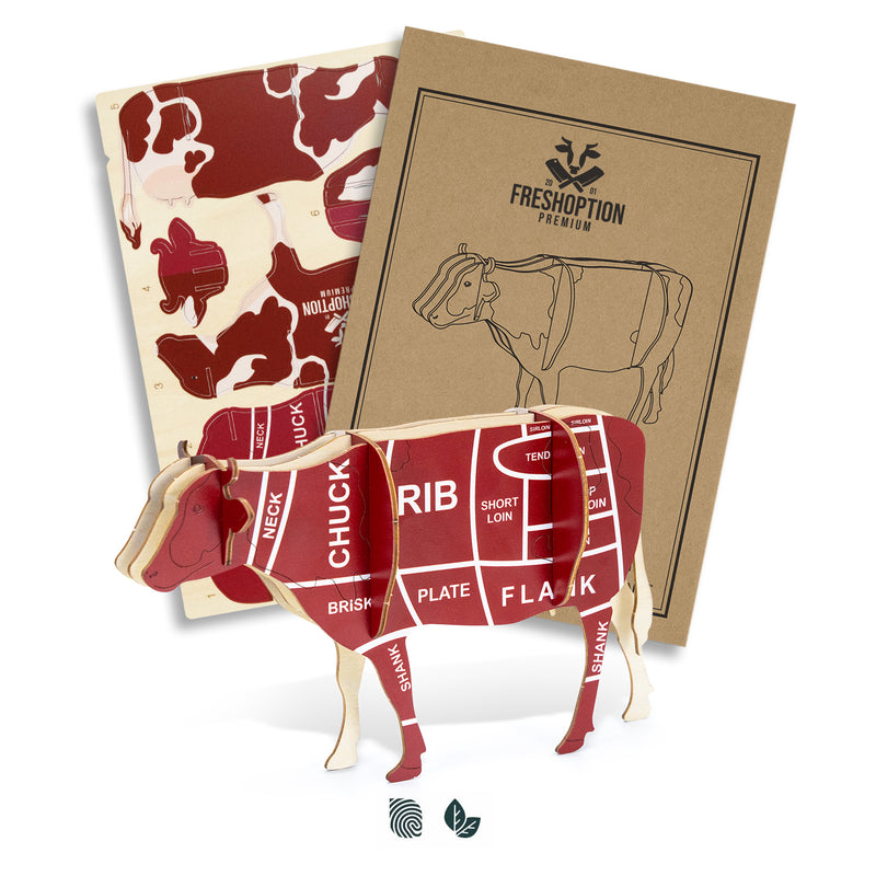 Trends 124047 BRANDCRAFT Cow Wooden Model – Impact Aware