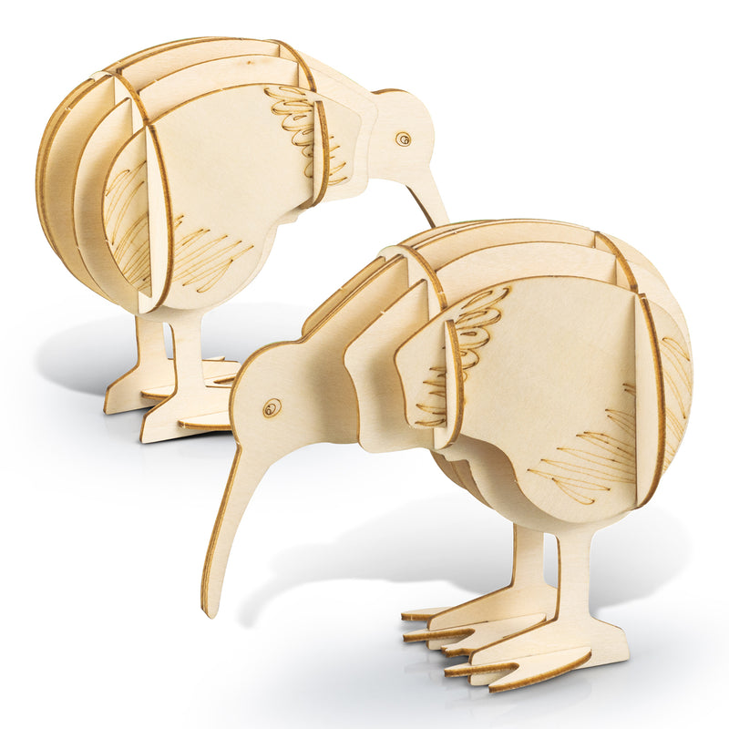 Trends 124049 BRANDCRAFT Kiwi Wooden Model – Assembled Unbranded